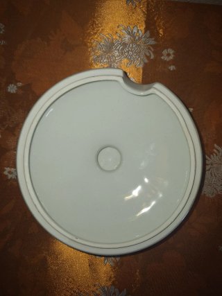 Sopera Antigua Porcelana Bavaria Flores Doradas