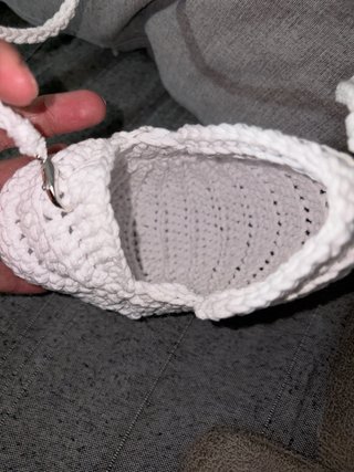 Bolso infantil concha caracola blanco