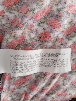 Top halter floral Y2K Pull & Bear