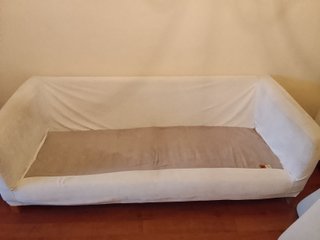 Funda Sofá Karlstad Ikea Blanco Roto