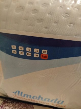 Almohada Viscoelástica Gel 150cm