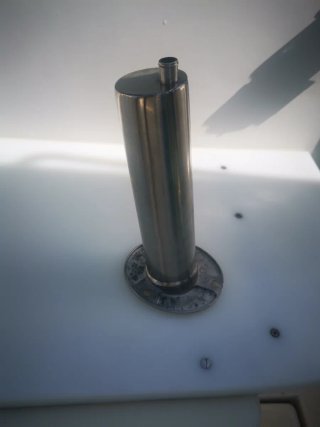 Portacañas Inox 316 para Embarcación 4 cañeros