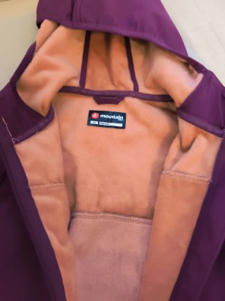 Chaqueta Niña Mountain Morada  Talla 10 años