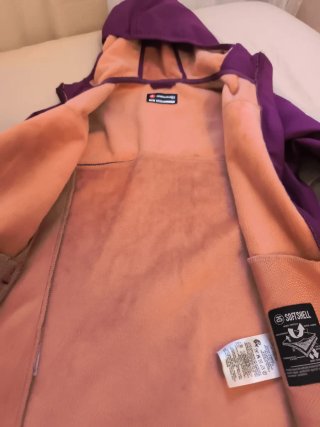 Chaqueta Niña Mountain Morada  Talla 10 años