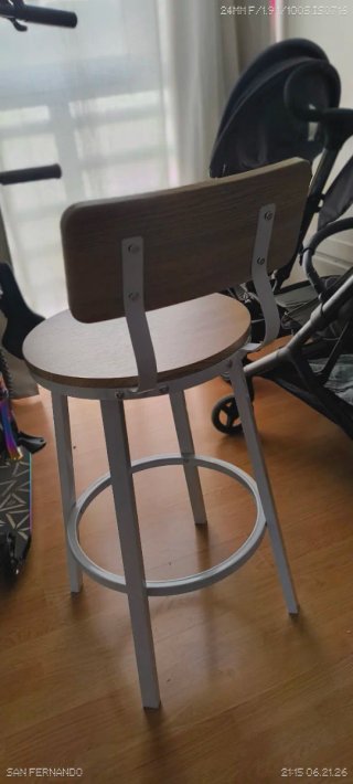 Taburetes Cocina Madera y Metal