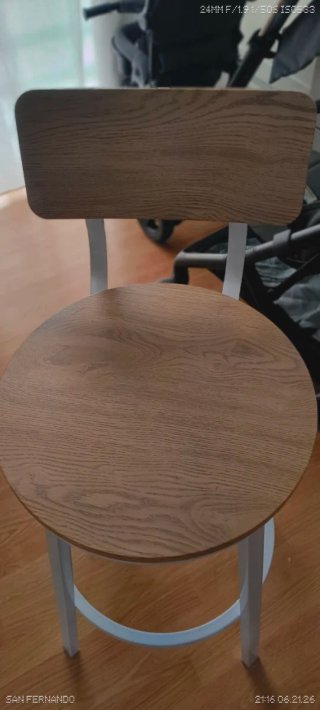 Taburetes Cocina Madera y Metal