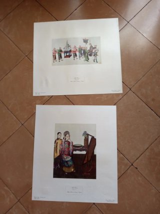 Litografías Arte Chino Palacio Real