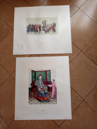 Litografías Arte Chino Palacio Real
