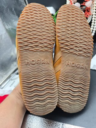 Hogan Sneakers Camoscio Senape Vintage