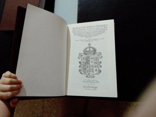 Pedacio Dioscorides Anazarbeo Facsímil