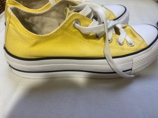 Converse All Star Amarillas Talla 38