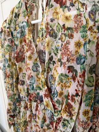 Vestido floral Zara Talla M
