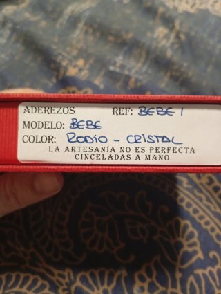 Aderezo fallera bebé plata