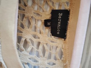 Blusa Berenice Talla 38 Camel/ mostaza