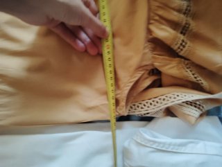 Blusa Berenice Talla 38 Camel/ mostaza