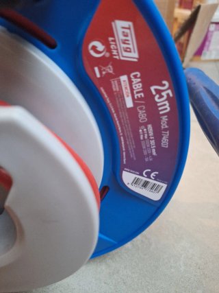 Cable alargador 25m Tayg Light