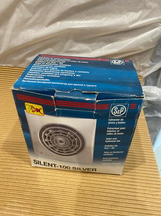 Extractor Baño S&P Silent-100 Silver