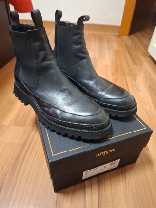 Botines Lottusse Piel Negro Talla 42