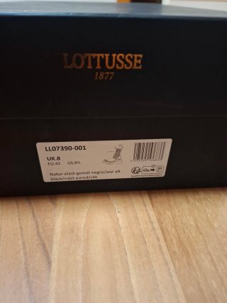 Botines Lottusse Piel Negro Talla 42