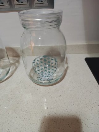 4 Tarros de Cristal 1.8L