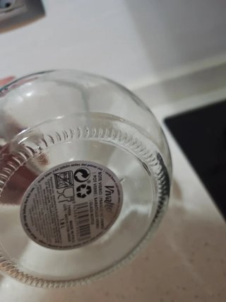 4 Tarros de Cristal 1.8L