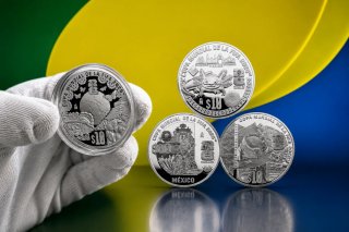 Moneda Plata Mundial FIFA 2026 México
