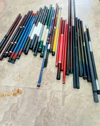 Set di attrezzature da pesca, pesi, esca, galleggianti...