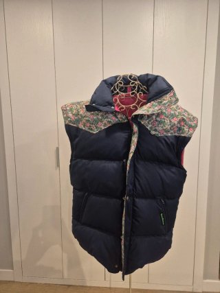 Roc Neige plumífero vintage floral talla 4