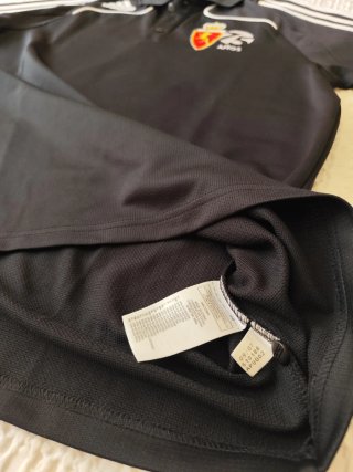 Polo Real Zaragoza de Adidas Oficial Negro Talla L