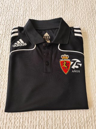 Polo Real Zaragoza de Adidas Oficial Negro Talla L