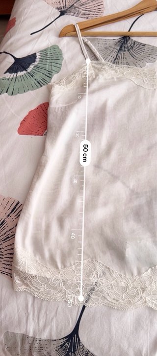 Blusa lencera Vila blanca