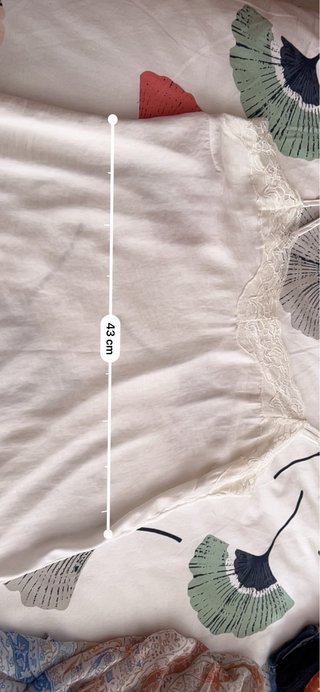 Blusa lencera Vila blanca