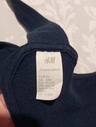 Peto H&M bebé niño azul