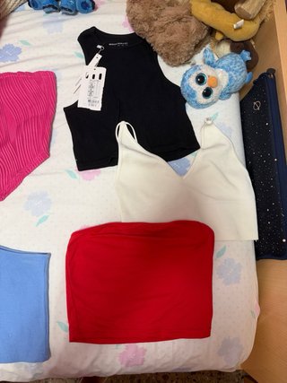 Confezione da 5 top da donna taglia unica