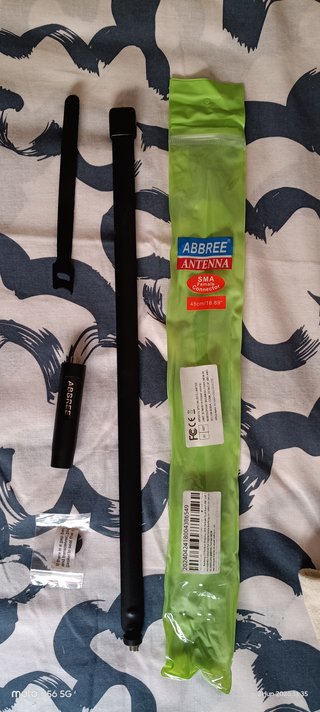 Antena Táctica SMA-Female 48cm - dual band - Nueva