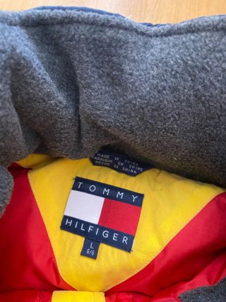 Abrigo plumífero Tommy Hilfiger azul