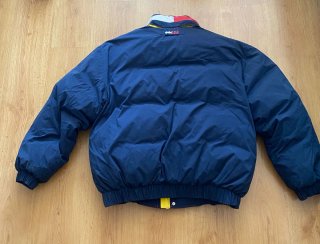 Abrigo plumífero Tommy Hilfiger azul