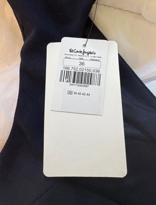 Top fiesta azul marino El Corte Inglés