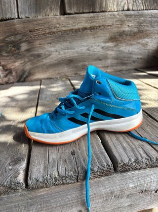 Botas Baloncesto Adidas Azul Naranja