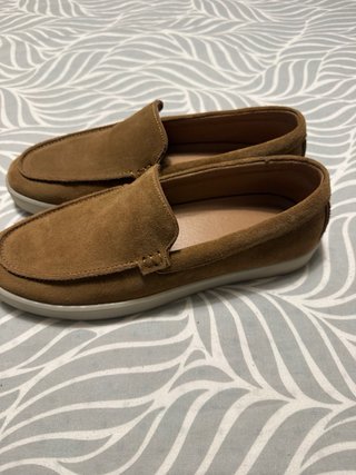 Mocasines de piel de serraje para hombre