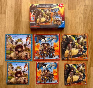 Puzzle Ravensburger Draghi 3x49