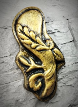 Asso di Bastoni Scultoreo Decorazione Murale