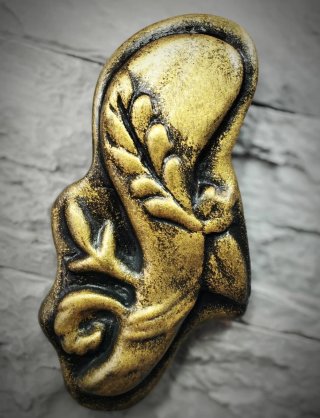 Asso di Bastoni Scultoreo Decorazione Murale