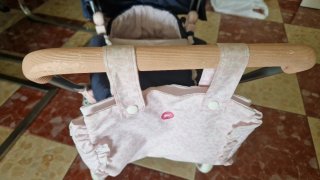 Carro de muñecas con capota