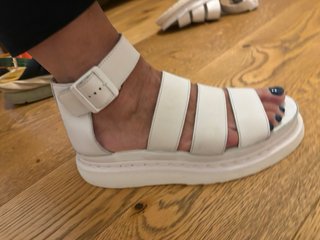 Sandalias Dr. Martens Piel Blanca