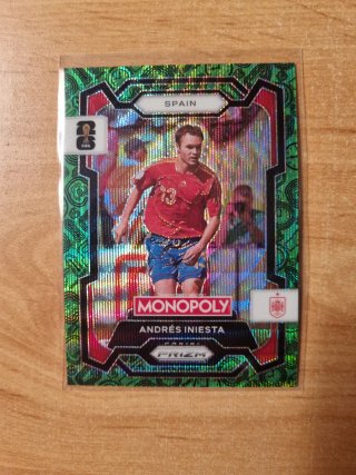 Panini Monopoly Iniesta España Verde
