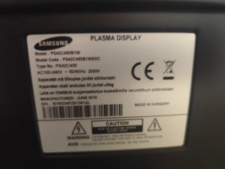 Televisión Plasma 42
