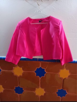 Chaqueta fiesta rosa