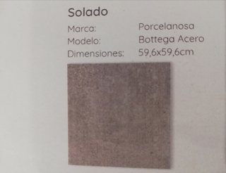 Baldosas Porcelanosa Bottega Acero 59,6x59,6cm