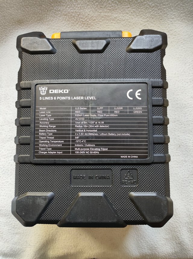 ◆NUEVO◆ Nivel láser de 5 líneas y 6 puntos autoni